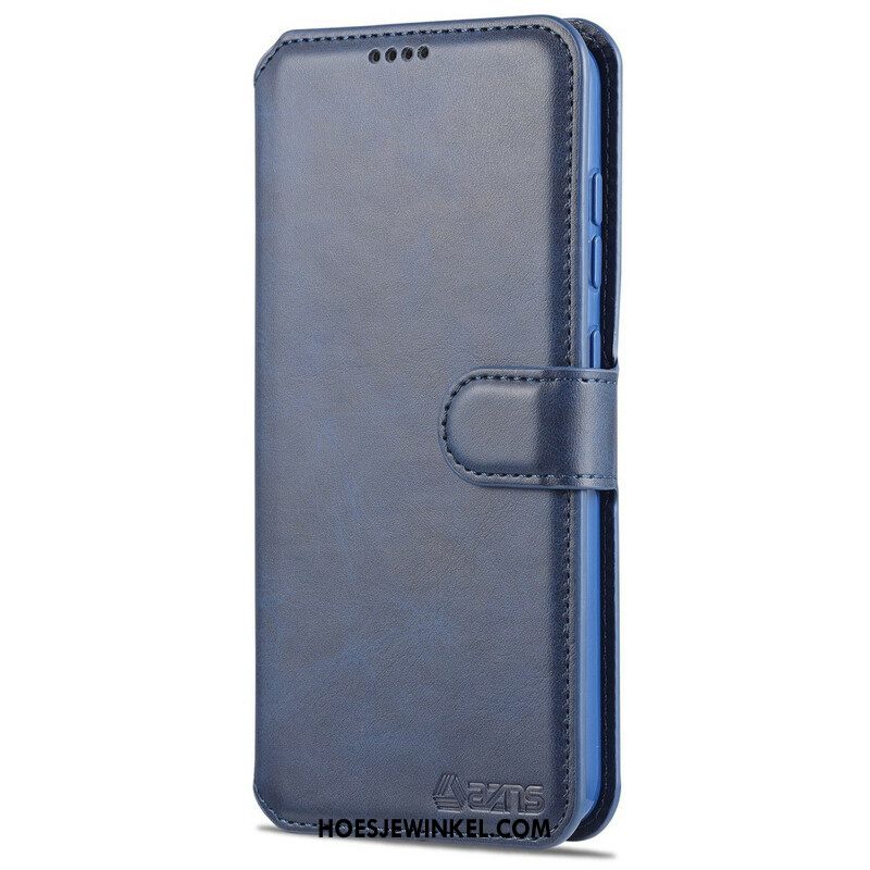 Leren Hoesje voor Samsung Galaxy S21 FE Azns Retro