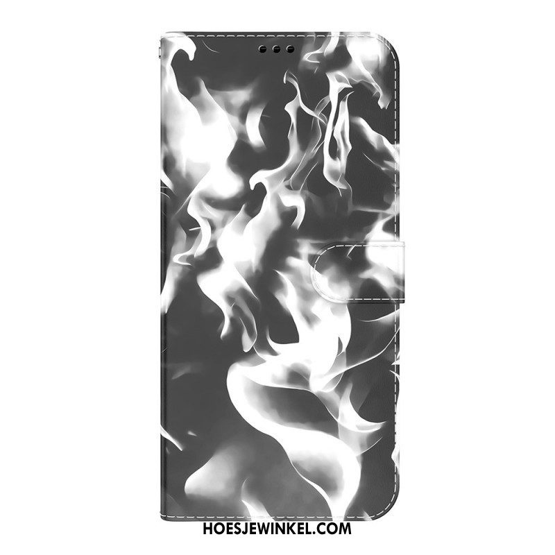 Leren Hoesje voor Samsung Galaxy S22 Plus 5G Abstract Patroon