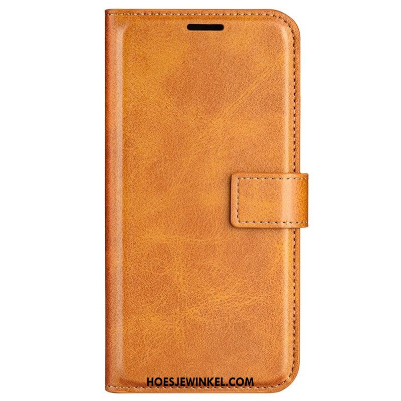 Leren Hoesje voor Samsung Galaxy S23 5G Stijl Leer Kleur