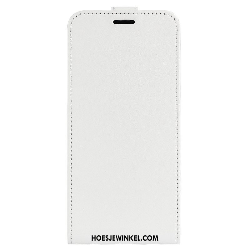 Leren Hoesje voor Samsung Galaxy S23 Plus 5G Folio-hoesje Verticale Klep