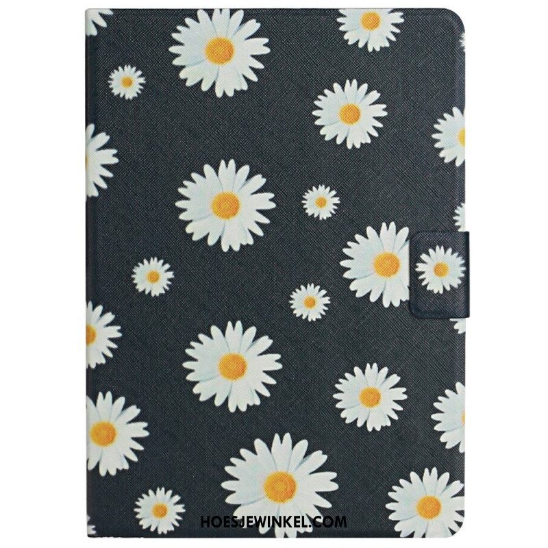 Leren Hoesje voor Samsung Galaxy Tab A8 (2021) Bloemen Bloemen Bloemen