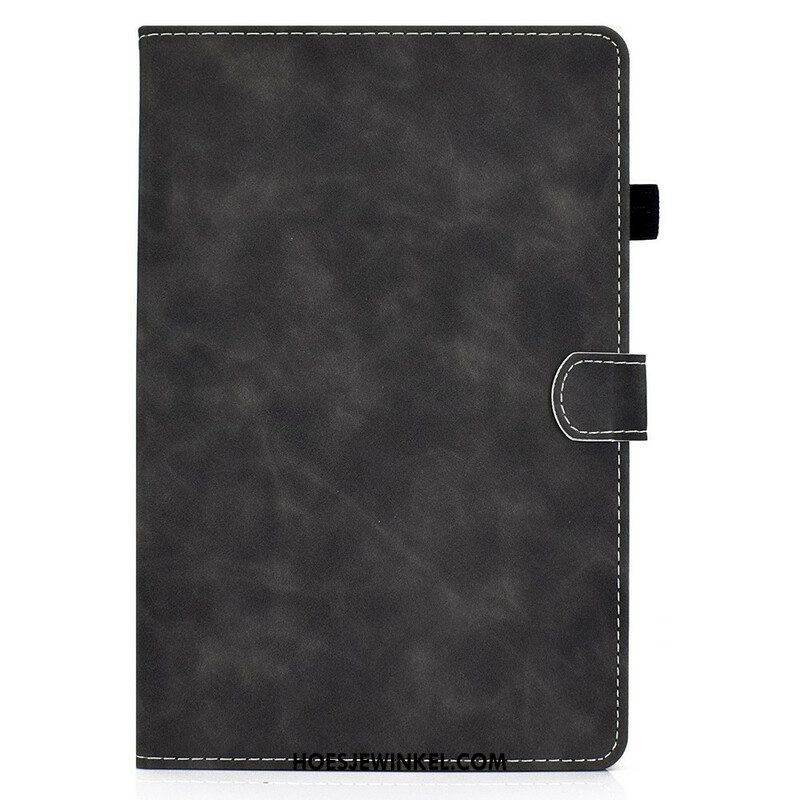 Leren Hoesje voor Samsung Galaxy Tab S8 / Tab S7 Vintage Design Leereffect