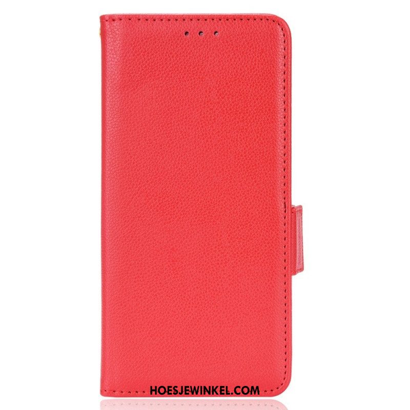 Leren Hoesje voor Sony Xperia 1 IV Traditionele Litchi-leerstijl