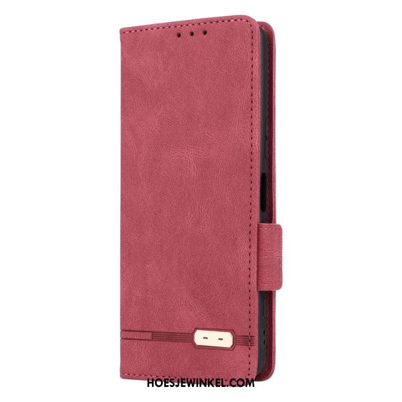 Leren Hoesje voor Sony Xperia 5 IV Subtiele Elegantie