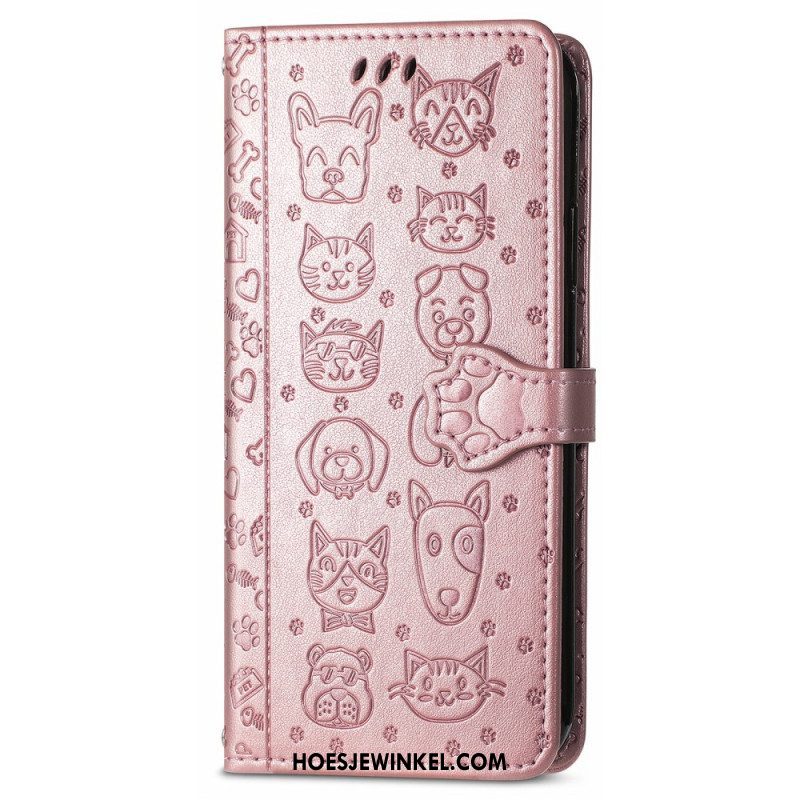 Leren Hoesje voor Xiaomi 12 / 12X Geanimeerde Dieren