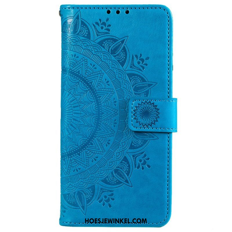 Leren Hoesje voor Xiaomi 12 / 12X Zon Mandala