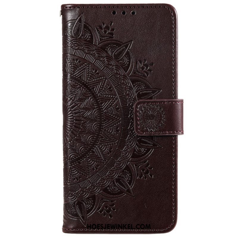 Leren Hoesje voor Xiaomi 12 / 12X Zon Mandala