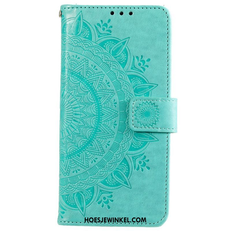 Leren Hoesje voor Xiaomi 12 / 12X Zon Mandala