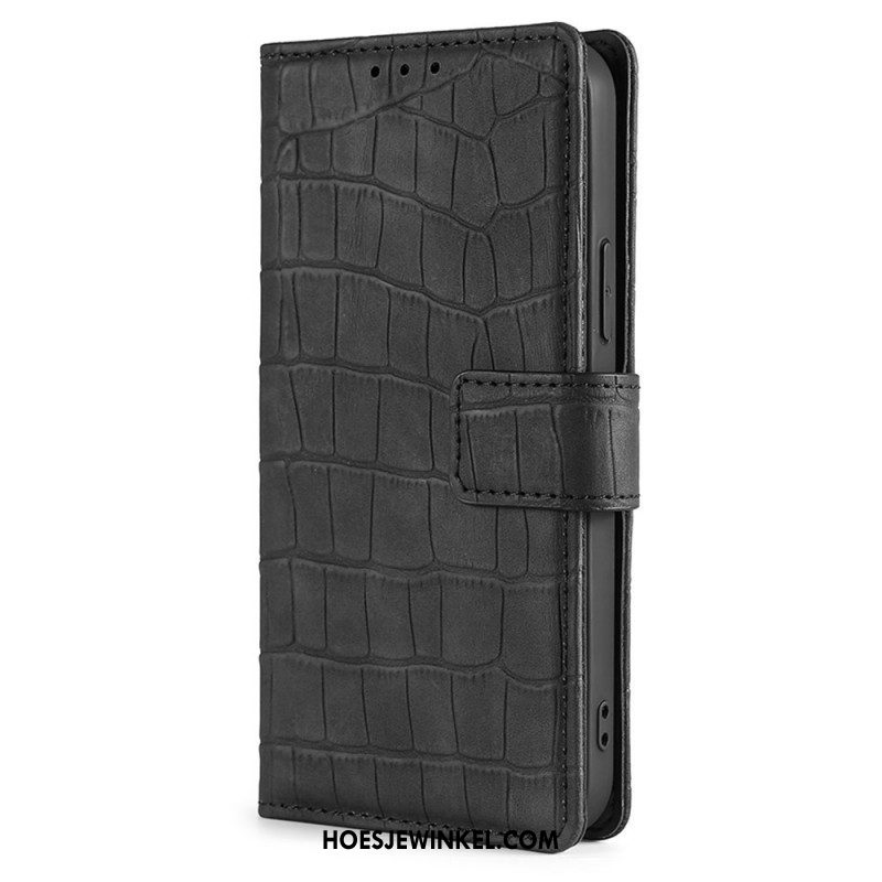 Leren Hoesje voor Xiaomi 12 Pro Skin-touch-krokodil