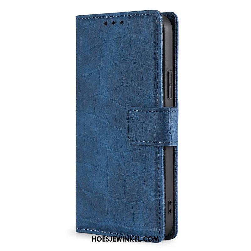 Leren Hoesje voor Xiaomi 12 Pro Skin-touch-krokodil