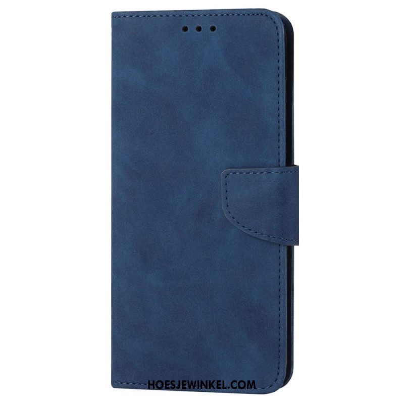 Leren Hoesje voor Xiaomi 12T / 12T Pro Met Ketting Effen Bandjes Met Leereffect