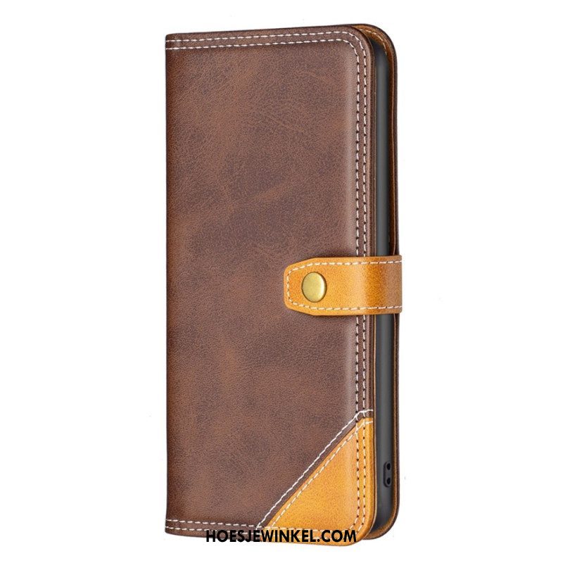 Leren Hoesje voor Xiaomi 12T / 12T Pro Vintage Binfen-kleur