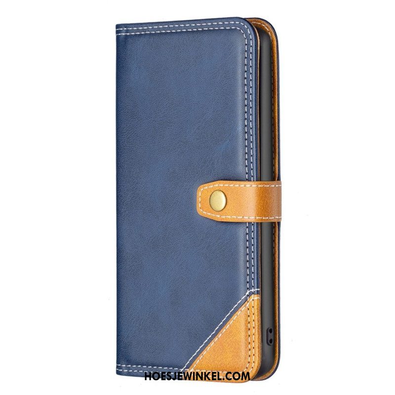 Leren Hoesje voor Xiaomi 12T / 12T Pro Vintage Binfen-kleur