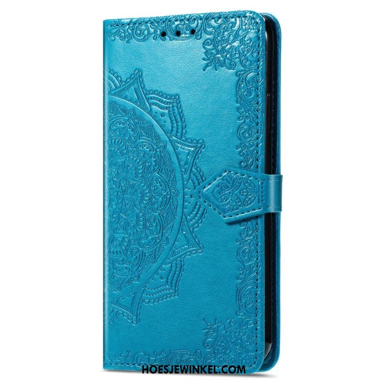 Leren Hoesje voor Xiaomi 13 Mandala Zon Met Lanyard