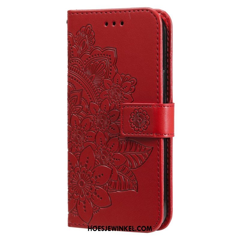 Leren Hoesje voor Xiaomi 13 Met Ketting Strakke Mandala