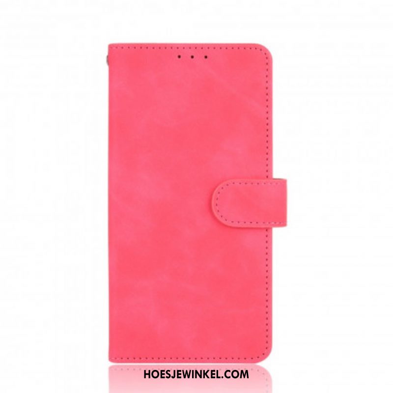 Leren Hoesje voor Xiaomi Redmi Note 10 / 10S Aanraking Van De Huid