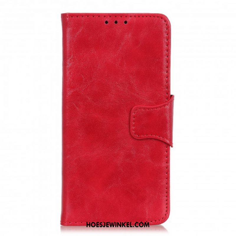 Leren Hoesje voor Xiaomi Redmi Note 10 Pro Folio-hoesje Magnetische Klep
