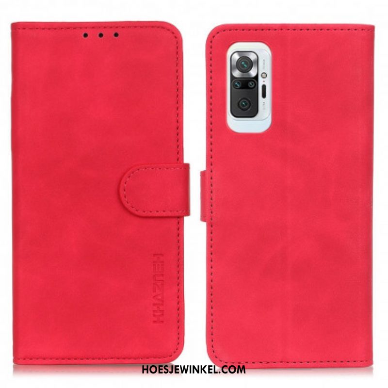 Leren Hoesje voor Xiaomi Redmi Note 10 Pro Khazneh Vintage Leereffect