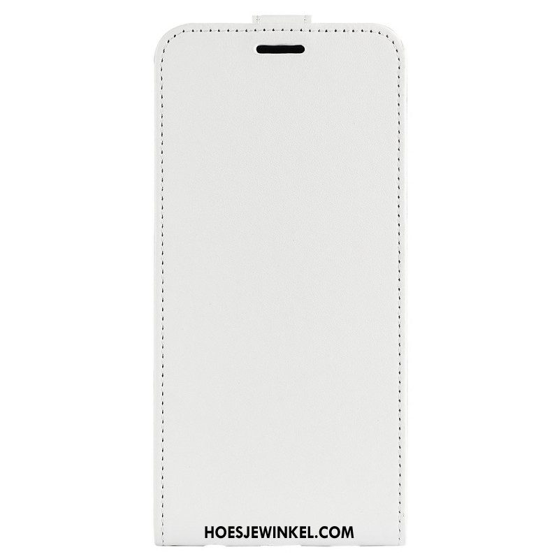 Leren Hoesje voor Xiaomi Redmi Note 11 / 11S Folio-hoesje Verticale Flap Met Leereffect