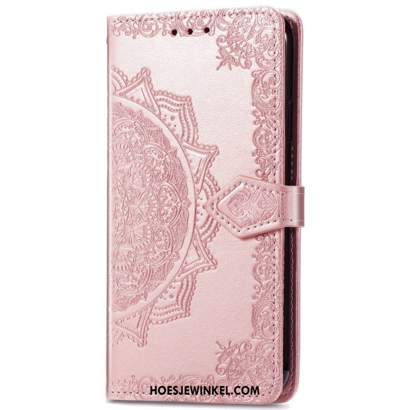 Leren Hoesje voor Xiaomi Redmi Note 11 / 11S Mandala Middeleeuwen