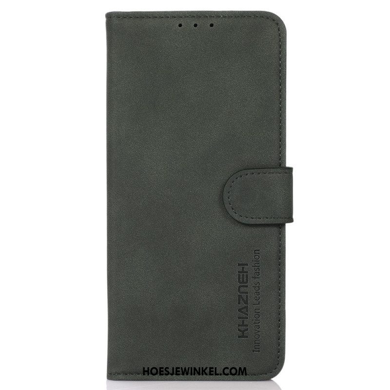 Leren Hoesje voor Xiaomi Redmi Note 12 4G Khazneh Ledereffect