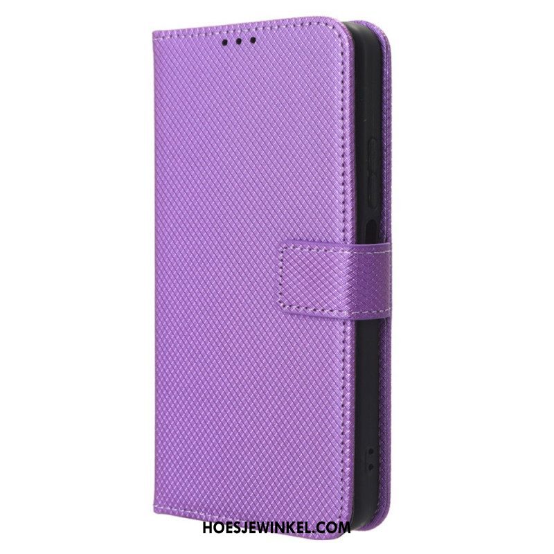 Leren Hoesje voor Xiaomi Redmi Note 12 4G Met Ketting Stijlvol Imitatieleer Met Bandjes