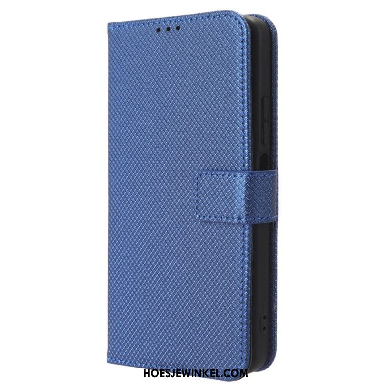 Leren Hoesje voor Xiaomi Redmi Note 12 4G Met Ketting Stijlvol Imitatieleer Met Bandjes