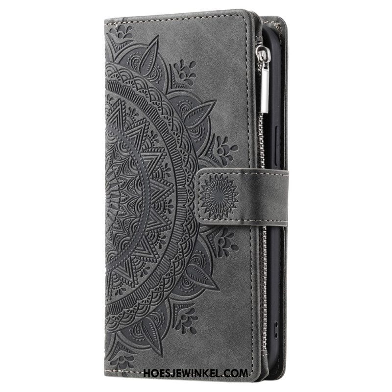 Leren Hoesje voor Xiaomi Redmi Note 12 4G Met Mandala Portemonnee