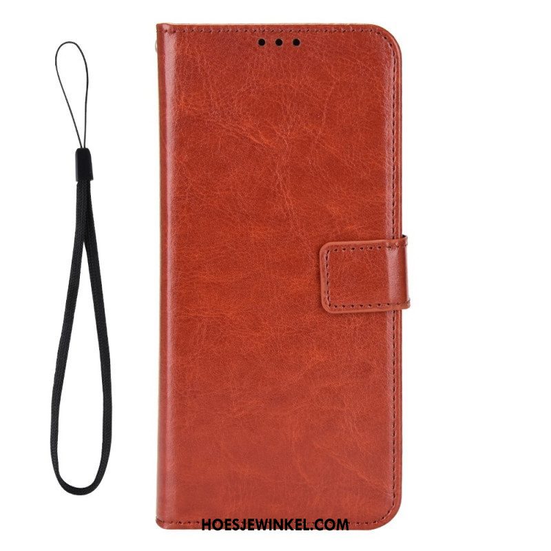 Leren Hoesje voor Xiaomi Redmi Note 12 5G Flitsend Kunstleer