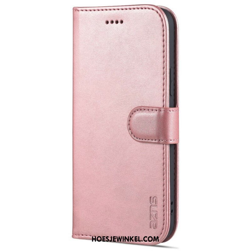 Leren Hoesje voor iPhone 13 Pro Azns Kunstleer