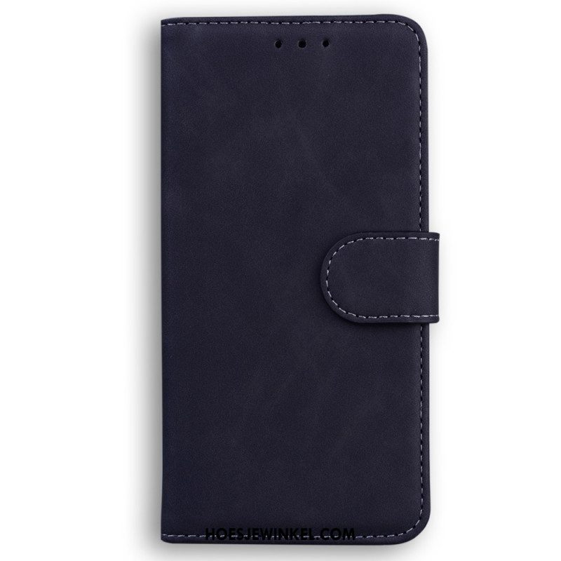 Leren Hoesje voor iPhone 15 Plus Zacht Leerstijl