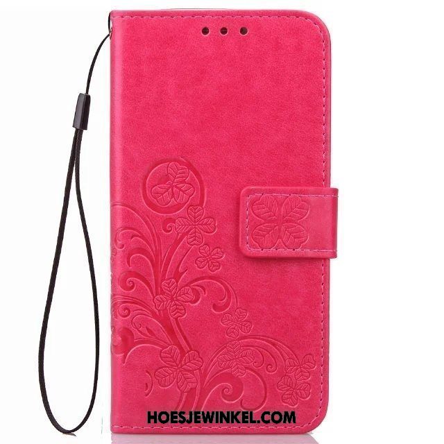 Lg G4 Hoesje Anti-fall Folio Bescherming, Lg G4 Hoesje Leren Etui Hoes Braun