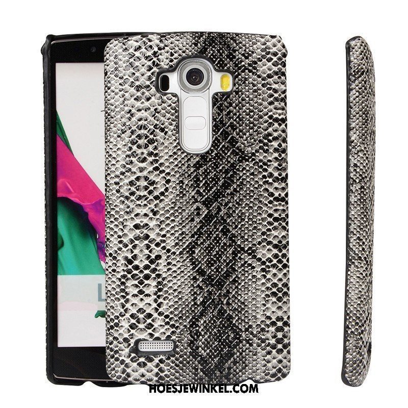 Lg G4 Hoesje Bescherming Fiber Kunstleer, Lg G4 Hoesje Nieuw Mobiele Telefoon Braun