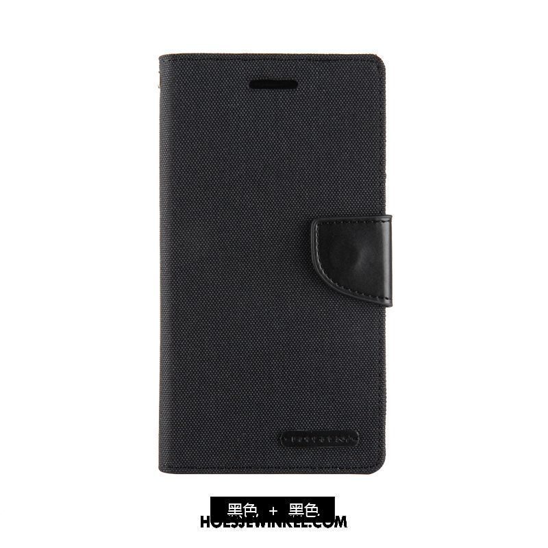 Lg G4 Hoesje Bescherming Hoes Canvas, Lg G4 Hoesje Leren Etui Folio Kamelfarbe