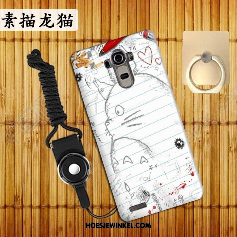 Lg G4 Hoesje Blauw Geschilderd Zacht, Lg G4 Hoesje Mobiele Telefoon Hoes