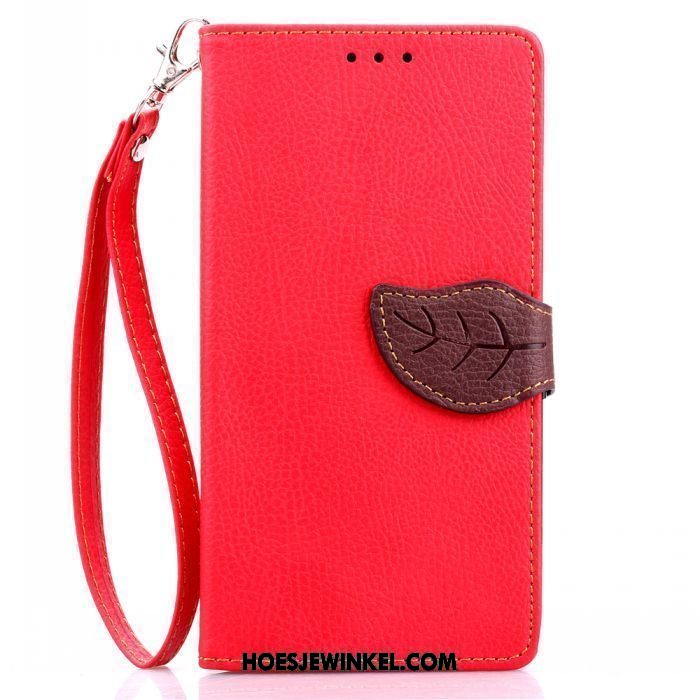 Lg G4 Hoesje Kaart Rood Portemonnee, Lg G4 Hoesje Hoes Clamshell