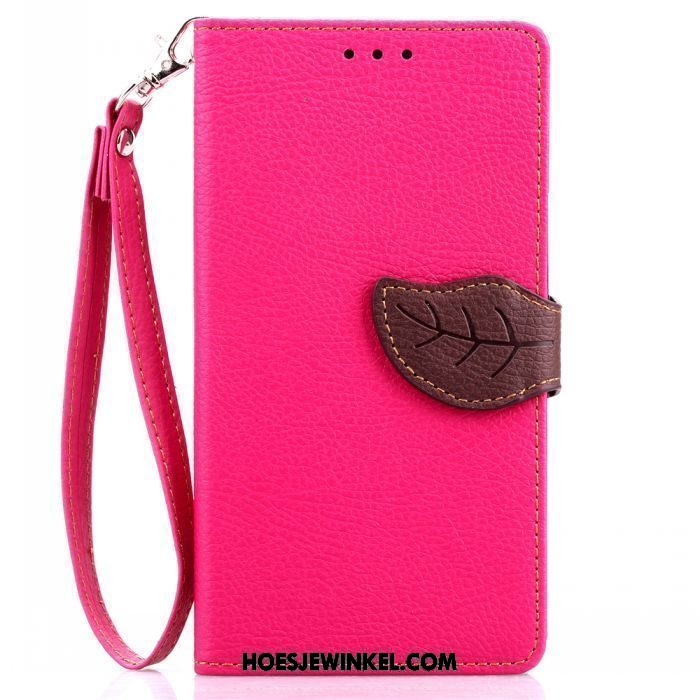 Lg G4 Hoesje Kaart Rood Portemonnee, Lg G4 Hoesje Hoes Clamshell