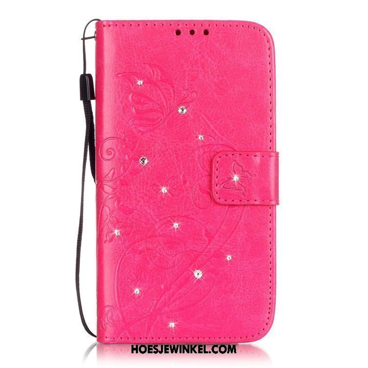 Lg G4 Hoesje Leren Etui Ondersteuning Mobiele Telefoon, Lg G4 Hoesje Zwart Hanger
