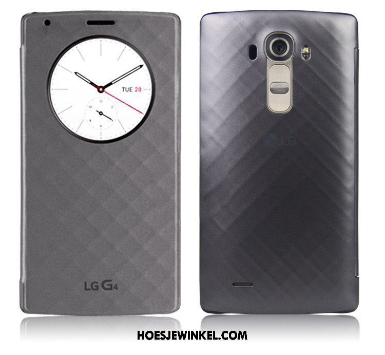 Lg G4 Hoesje Winterslaap Leren Etui Roze, Lg G4 Hoesje Rood Folio