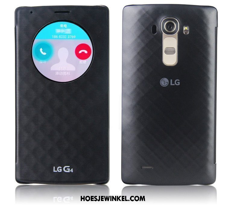 Lg G4 Hoesje Winterslaap Leren Etui Roze, Lg G4 Hoesje Rood Folio