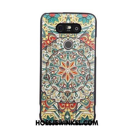 Lg G5 Hoesje Bloemen All Inclusive Mobiele Telefoon, Lg G5 Hoesje Hoes Reliëf