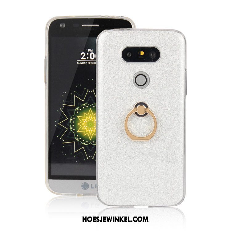 Lg G5 Hoesje Ring Roze Bescherming, Lg G5 Hoesje Anti-fall All Inclusive