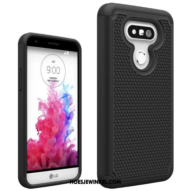 Lg G5 Hoesje Zacht Hoes Anti-fall, Lg G5 Hoesje Donkerblauw Mobiele Telefoon