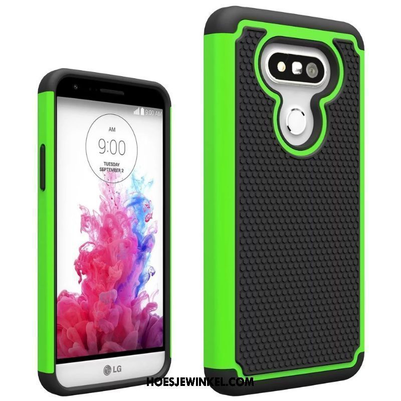 Lg G5 Hoesje Zacht Hoes Anti-fall, Lg G5 Hoesje Donkerblauw Mobiele Telefoon