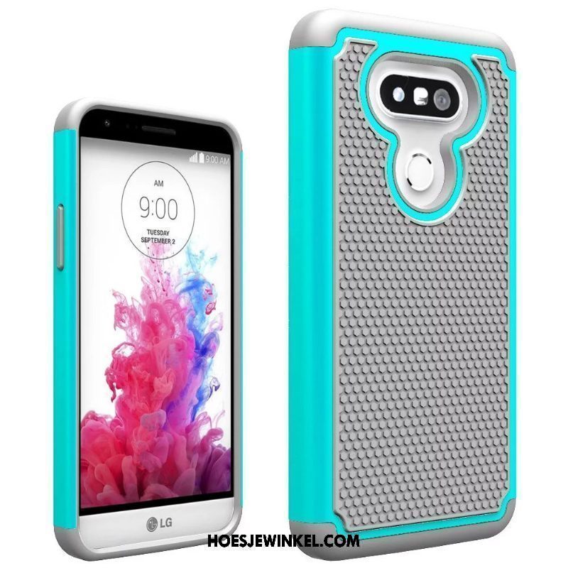 Lg G5 Hoesje Zacht Hoes Anti-fall, Lg G5 Hoesje Donkerblauw Mobiele Telefoon