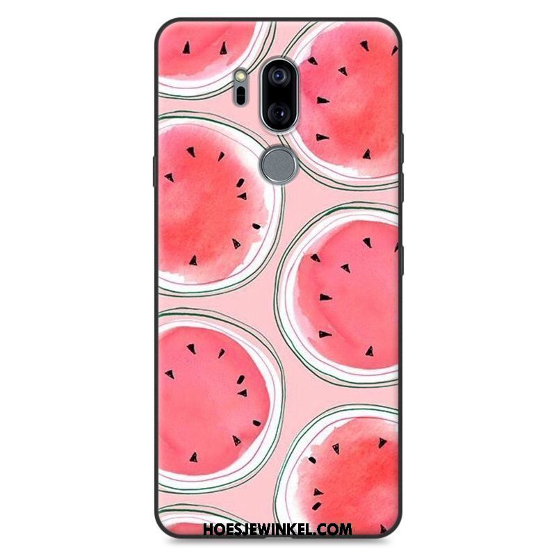 Lg G7 Thinq Hoesje Blauw All Inclusive Siliconen, Lg G7 Thinq Hoesje Anti-fall Sterrenhemel