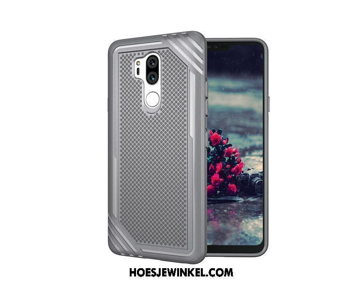 Lg G7 Thinq Hoesje Europa Blauw Hoes, Lg G7 Thinq Hoesje Mobiele Telefoon Zacht