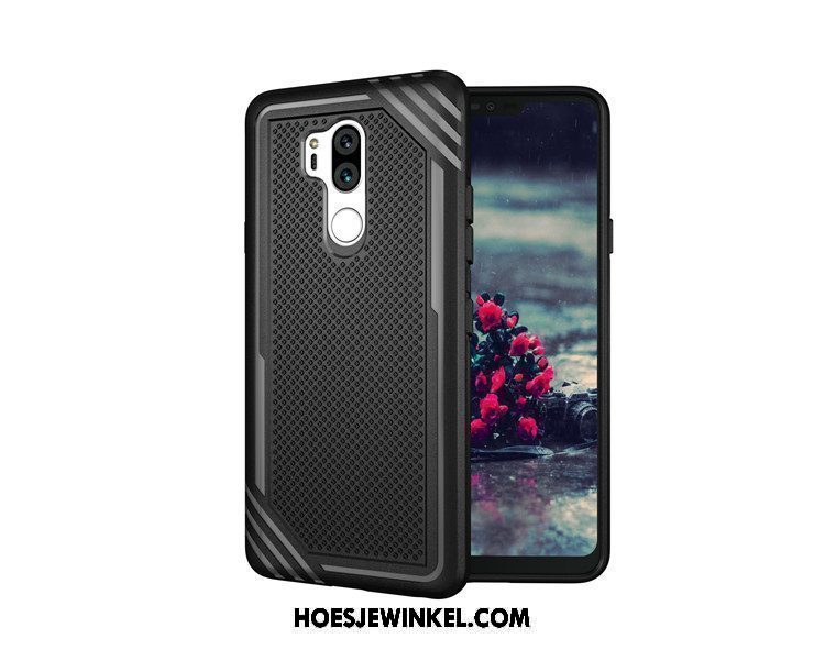 Lg G7 Thinq Hoesje Europa Blauw Hoes, Lg G7 Thinq Hoesje Mobiele Telefoon Zacht