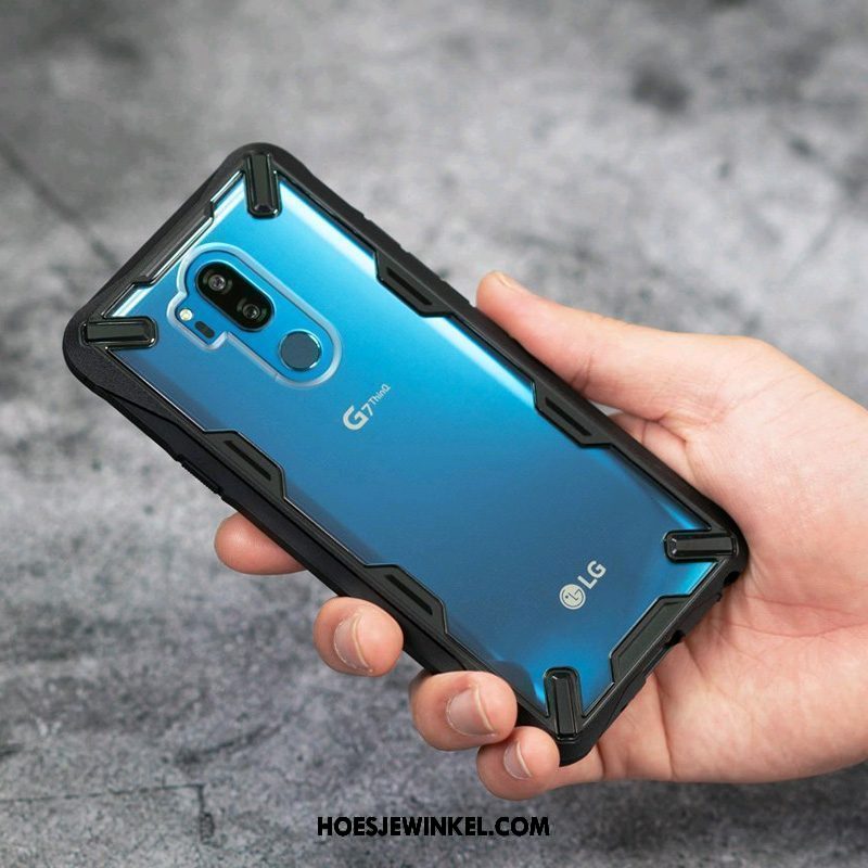 Lg G7 Thinq Hoesje Hoes Anti-fall Doorzichtig, Lg G7 Thinq Hoesje All Inclusive Nieuw