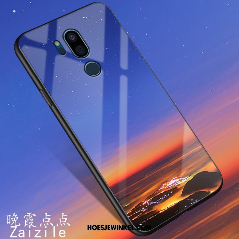 Lg G7 Thinq Hoesje Mobiele Telefoon Blauw Anti-fall, Lg G7 Thinq Hoesje Persoonlijk Bescherming